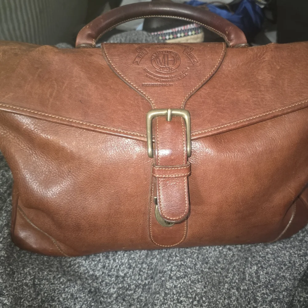 Ghurka No. 127 Tilbury II Leather Briefcase Bag – Made in USA – Excellent